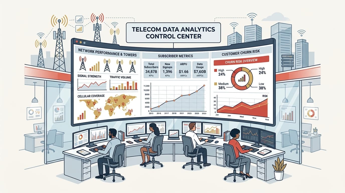 Telecommunications Analytics Control Center